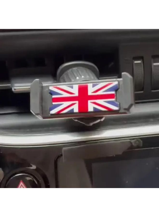Red Blue ABS Dashboard Phone Stand For MINI Cooper 2014 Models With 360 Rotation Slip Grip One Hand Installation - Image 5